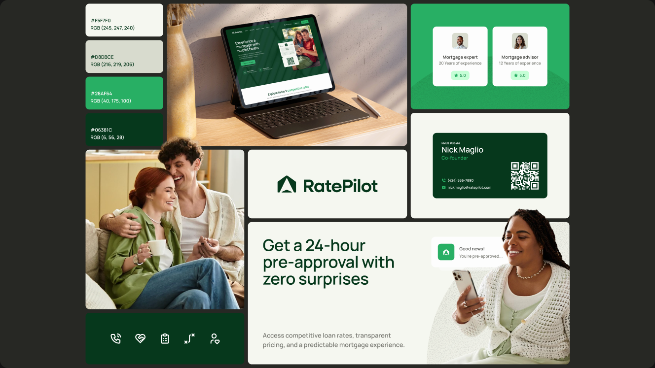 RatePilot brand and product design